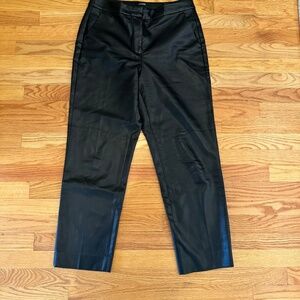 J. Crew Faux Leather Trousers